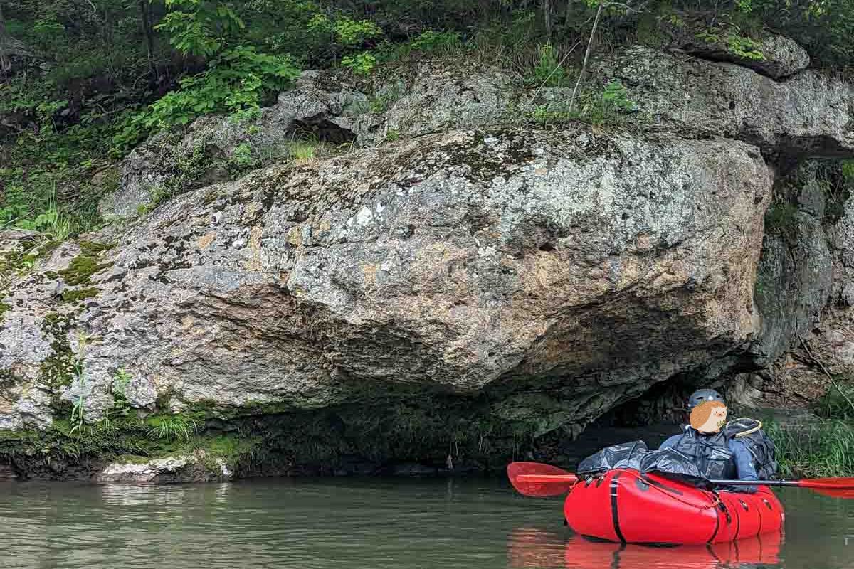 湧別川をパックラフトで川下り