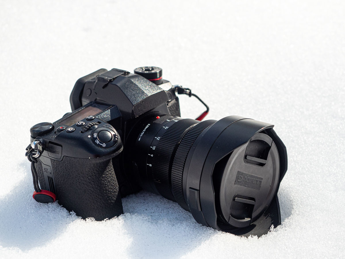 LUMIX G9pro を雪の上で撮影