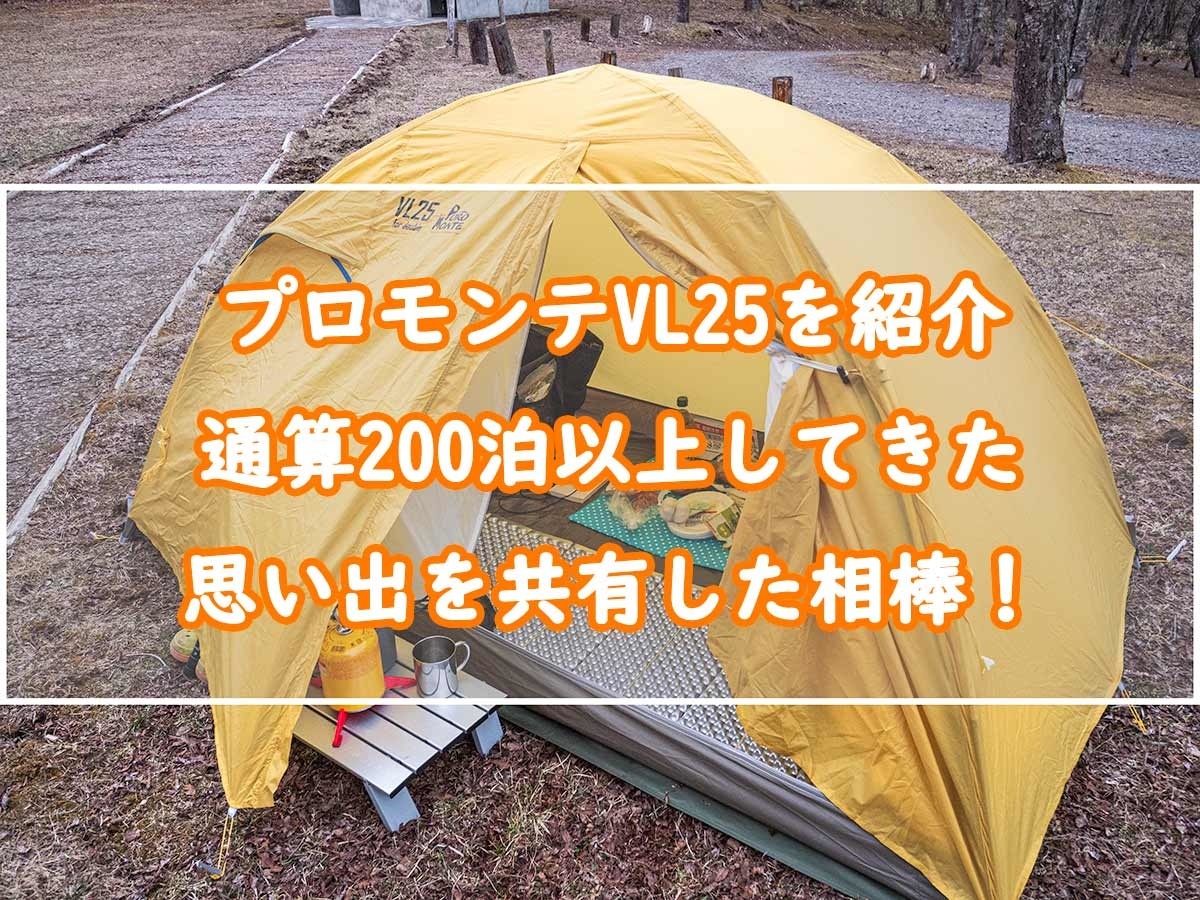 プロモンテVL25を紹介！四季折々200泊以上の思い出を共有した