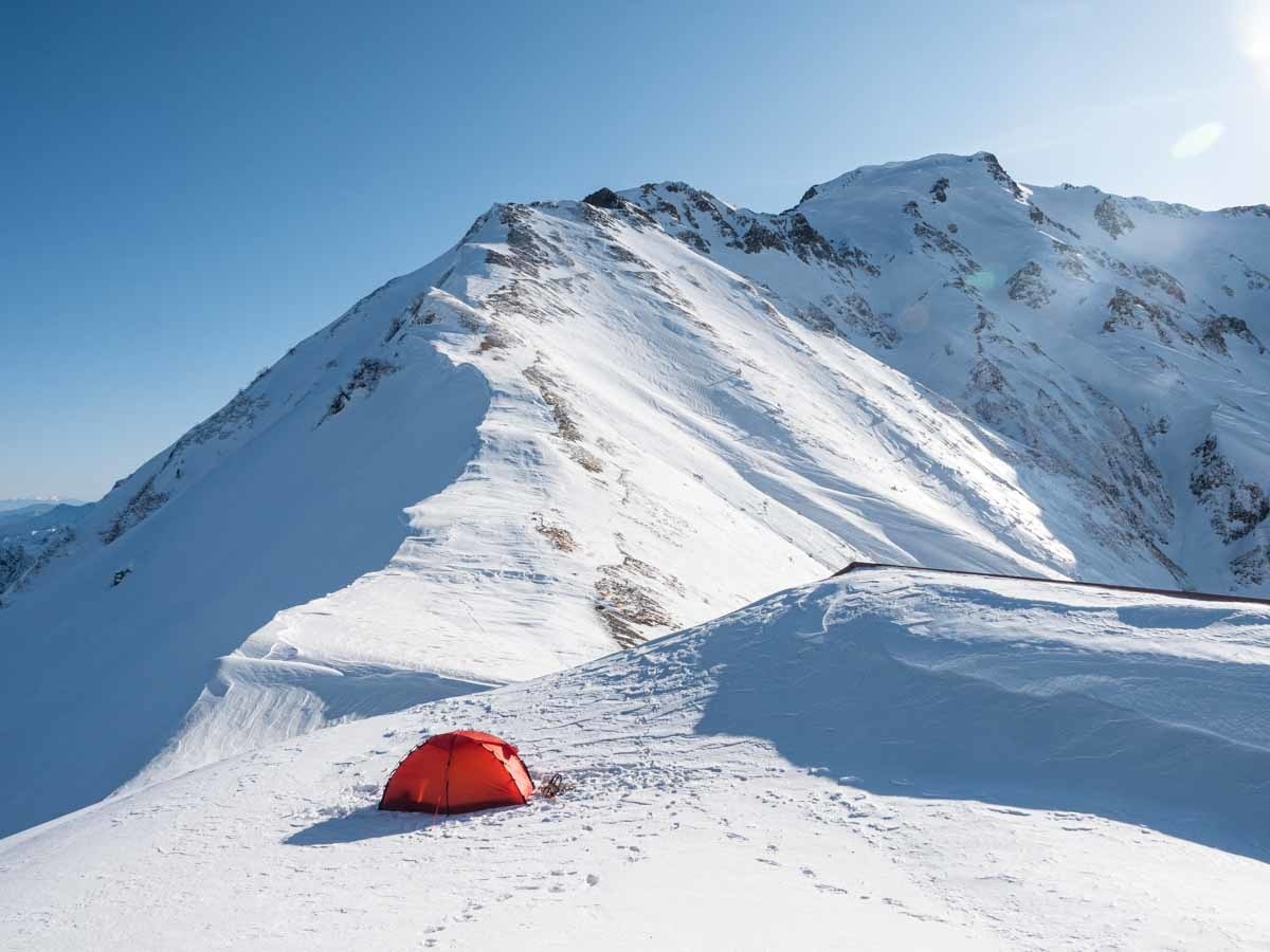 五竜山荘 テント泊