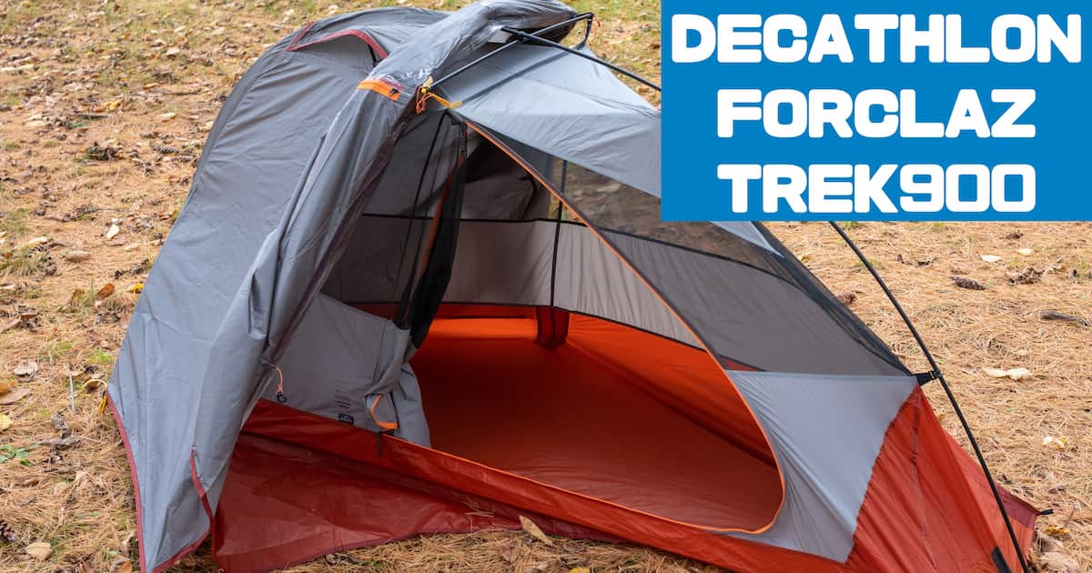 DECATHLONのソロテントFORCLAZ TREK900をレビュー!前室に荷物置きの