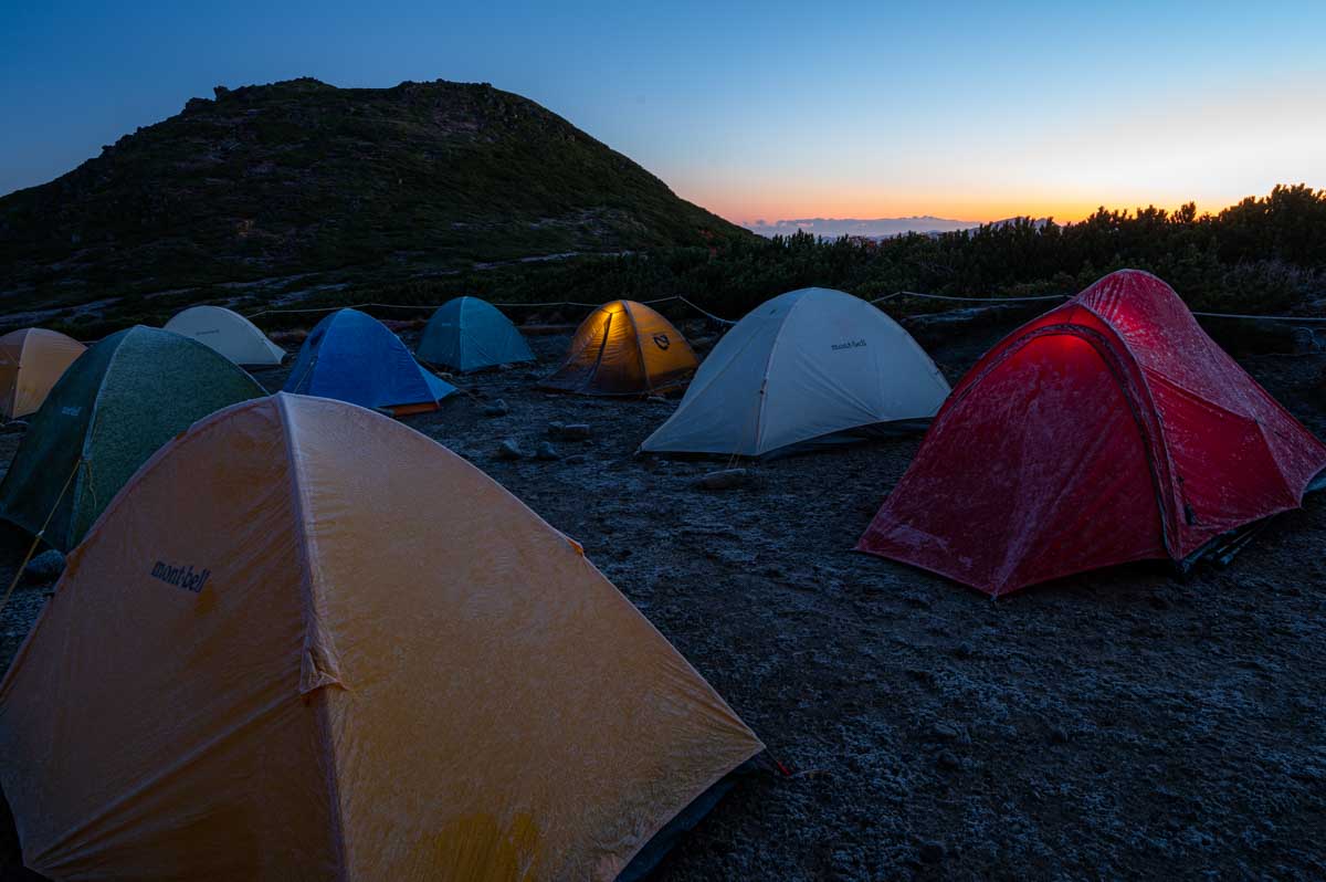 大雪山 テント泊登山