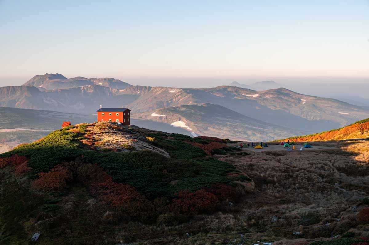 白雲岳避難小屋 テント泊登山