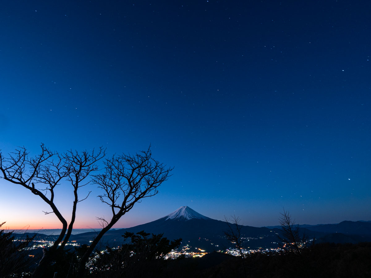 富士山の日の出