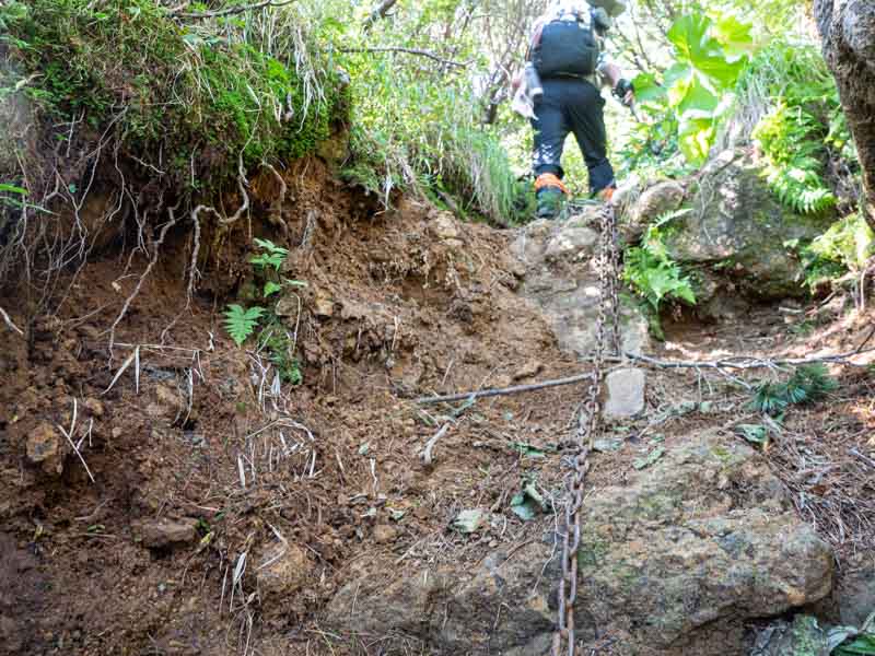 旭岳から富良野岳へ縦走