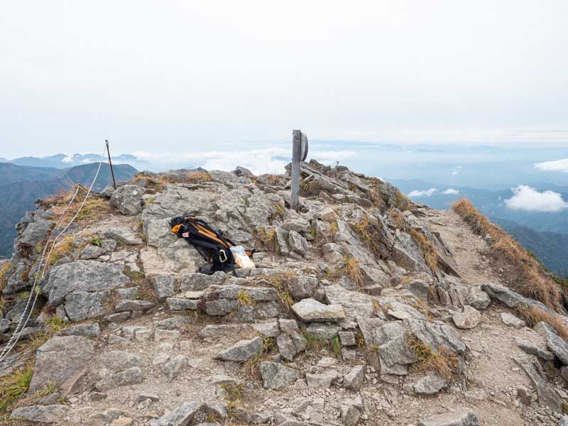 ニペソツ山 山頂