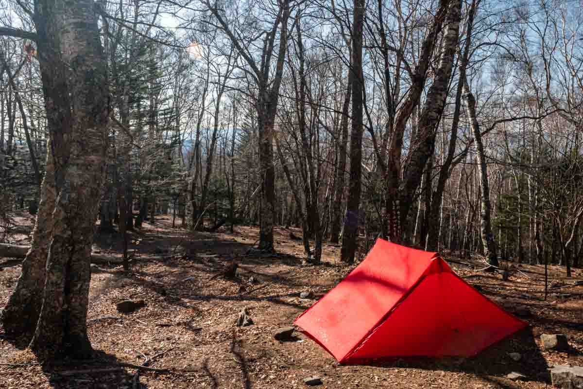 富士見平小屋 テント場