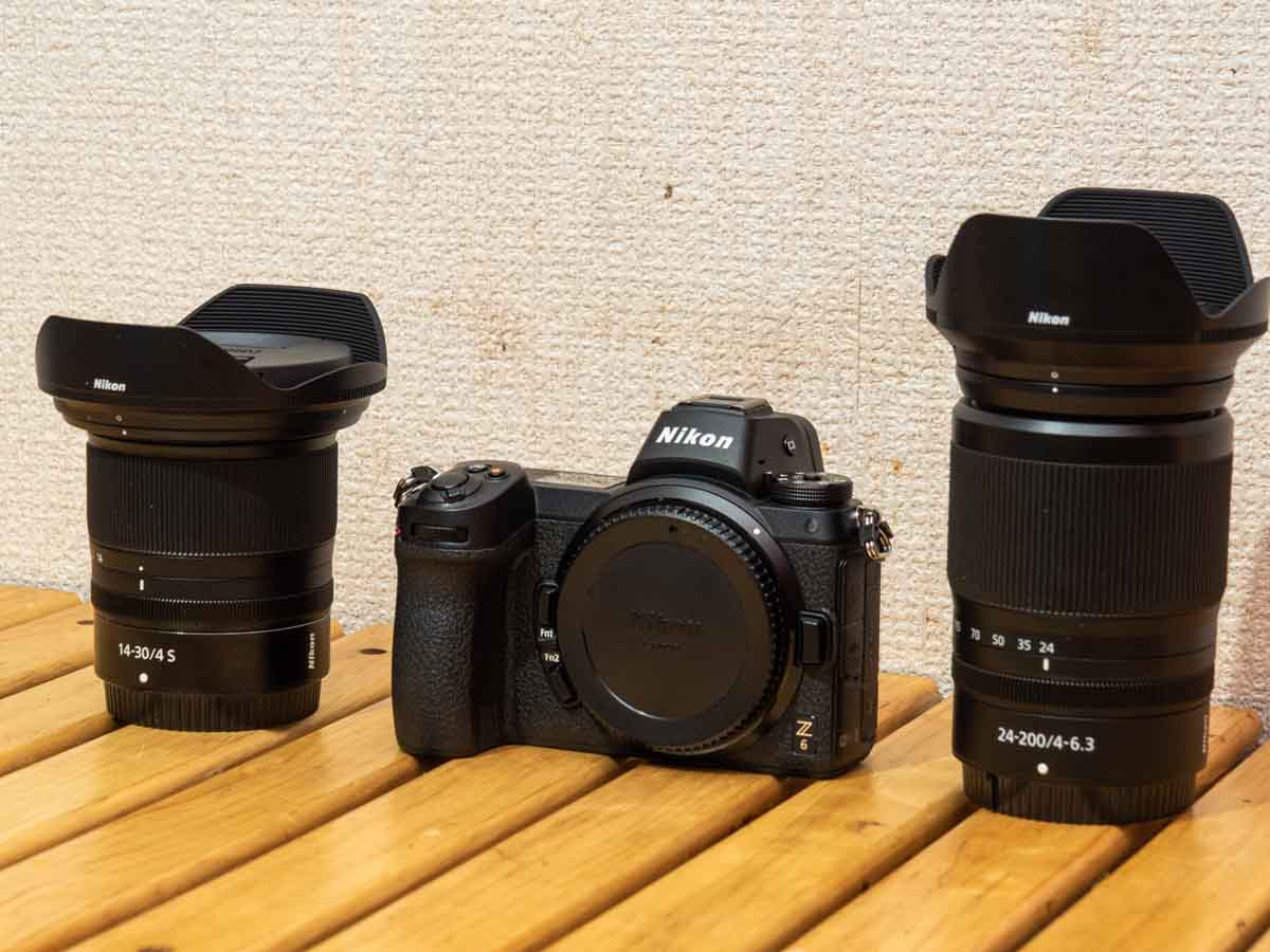 ニコンZ6 14-30mm 24-200mm