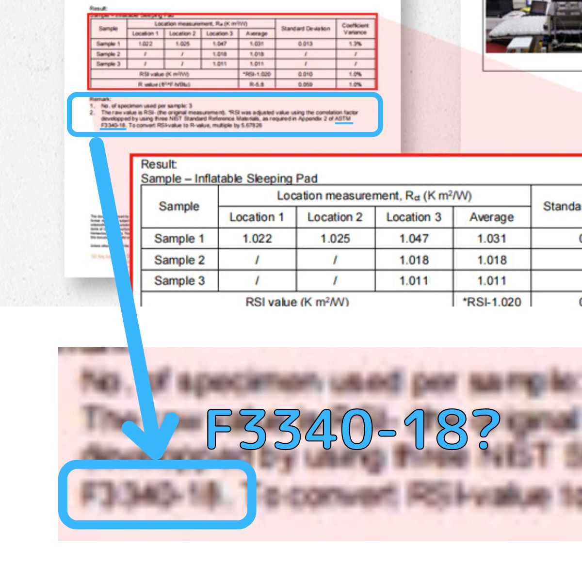 ネイチャーハイクのエアマットがASTM F3340-18に対応しているか