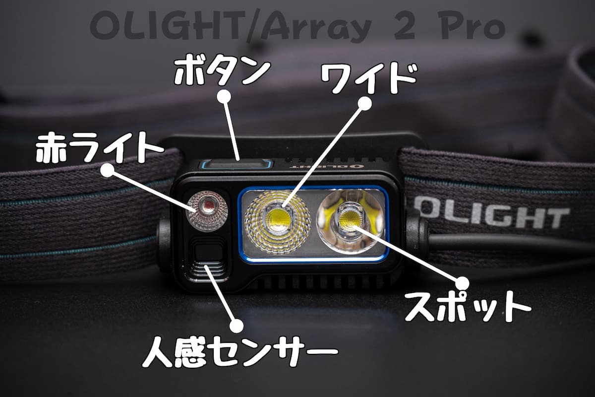 最大1500ルーメンのヘッドライトOLIGHT array 2 proをレビュー