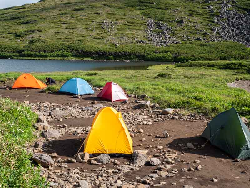 クチャンベツ沼ノ原～トムラウシ 登山