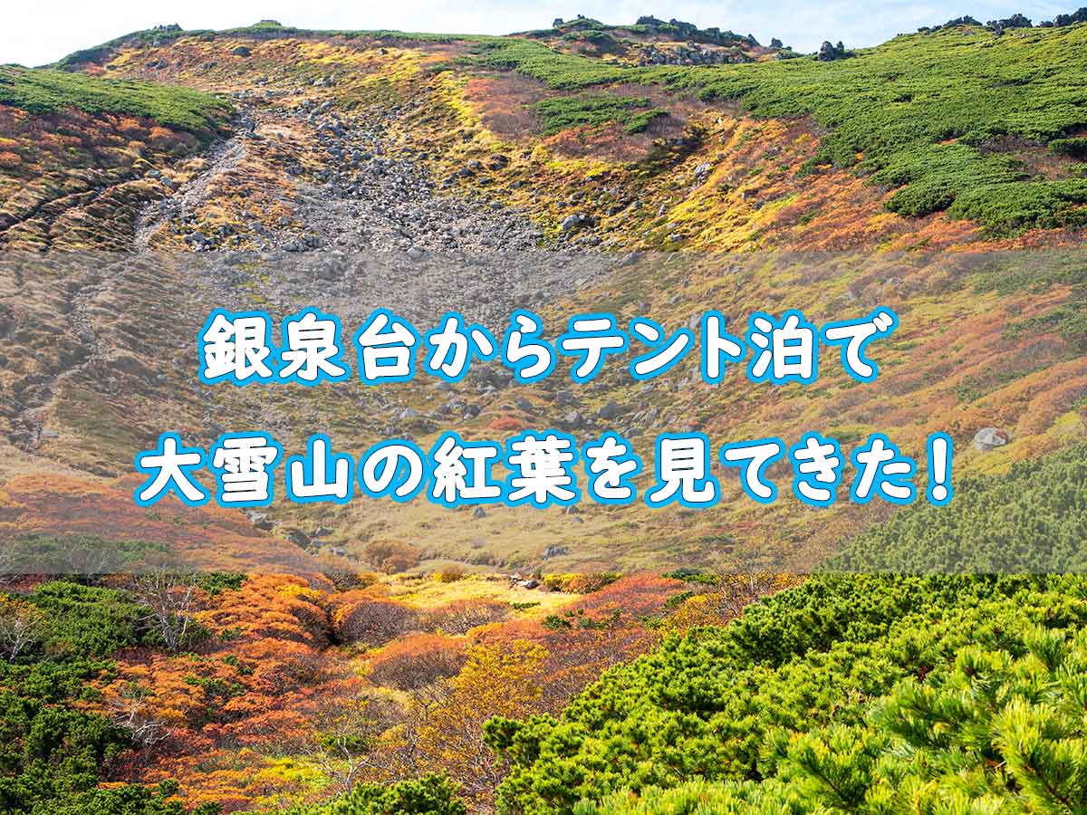 銀泉台で紅葉登山